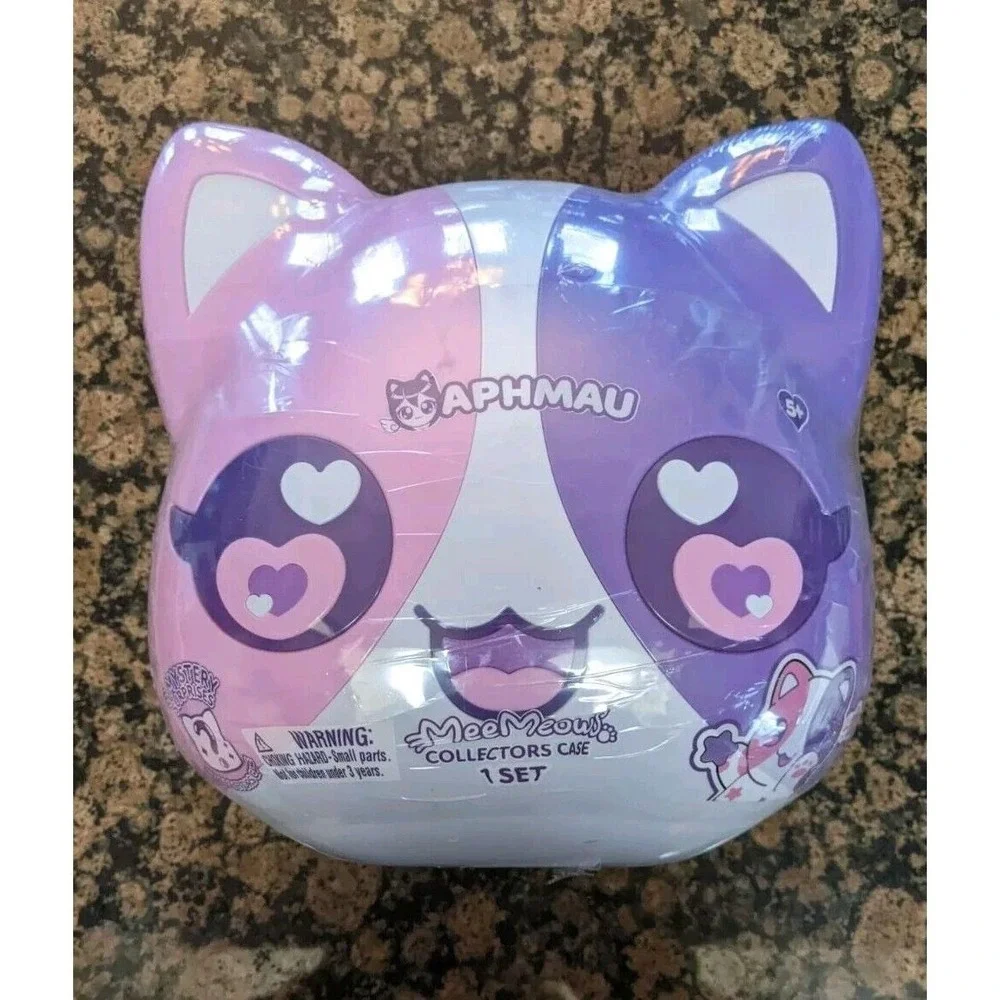 New! Aphmau MeeMeow Mystery Surprise Set Series 1 Catface Collectors Case, Plush